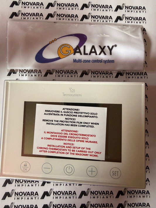 GAD100015 Cronotermostato ad incasso Sthealth 3X con Display Touchscreen Retroilluminato Cablato